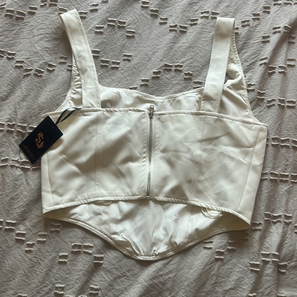 Cream crop top - Picture 2 of 2